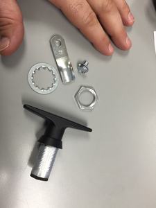 Cerradura de Leva de Compresión de Aleación de Zinc FS7086 con Manija en T, Cerradura de Cuarto de Vuelta para Gabinete Industrial - Product Image 5