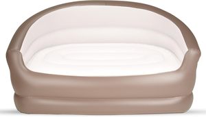 Automatic <b>Inflatable</b> <b>Sofa</b> with Built-in Air Pump Flocked & PVC Material Portable <b>for</b> <b>Camping</b> Outdoor Relaxation Music Festivals - Product Image 1