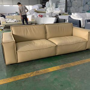 Canapé d'angle modulaire surdimensionné <span class=keywords><strong>Evergo</strong></span> 1+2+3, ensemble de canapés sectionnels en cuir de luxe moderne - Product Image 3
