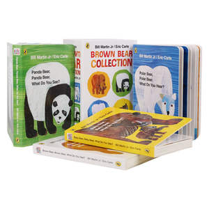 <span class=keywords><strong>Eric</strong></span> Carle's Brown Bear Collection Box Set 4 Volumes Hard Cover Livres pour enfants Perfect English Polar Panda Baby Bear Story - Product Image 4