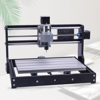 Enrutador CNC de Escritorio 3018 Pro, Grabador Láser para Madera, PVC, Papel, Cuero, 30*18*40mm, con Control GRBL