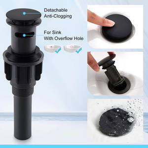 CUPC Single Handle Luxury Bidet Bathroom Basin Waterfall Taps Faucet Black Mixer Tap Faucets - Product Image 2