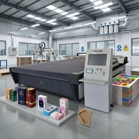 Máquina de Corte Digital CNC para Cartón, Cartón Corrugado, Cartón de Nido de Abeja, Cartón Kraft, Cortadora Automática de Cama Plana para Embalaje