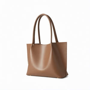 High Quality Genuine Leather Luxury Women's <b>Tote</b> <b>Bag</b> Zipper Waterproof Portable for <b>Work</b> Travel Shoulder <b>Bag</b> <b>Large</b> Capacity - Product Image 1