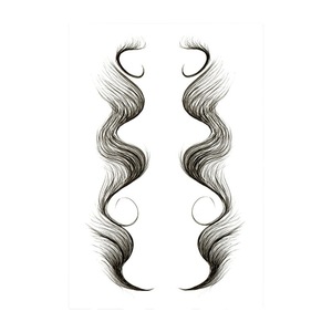 สติกเกอร์สักชั่วคราวลายเส้นผมสาวสวย <span class=keywords><strong>3</strong></span> <span class=keywords><strong>มิติ</strong></span> ทรงผมหน้าม้าเซ็กซี่ ดีไซน์สวยงาม - Product Image 3