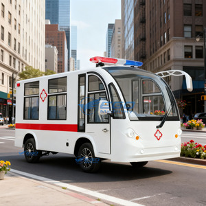 Autobús turístico eléctrico con batería y coche de 8/11/14/17 plazas, autobús de enlace cerrado <span class=keywords><strong>para</strong></span> Hospital/Zoo/Tour nocturno, Mini autobús con tema personalizado - Product Image 5