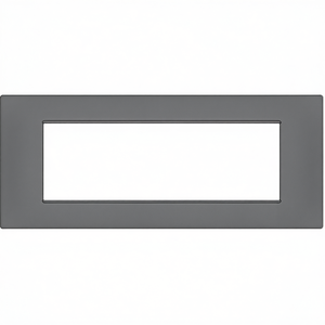 7 Way Grey Soft <b>Touch</b> Plate Compatible With Vimar Plana <b>Switches</b> - Product Image 2