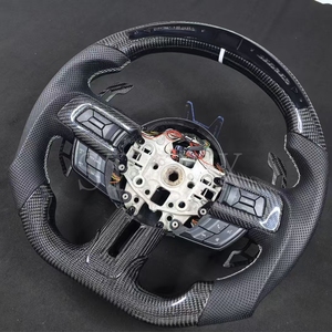 Volante de Fibra de Carbono con LED para Ford Mustang GT V6 EcoBoost <span class=keywords><strong>Shelby</strong></span> <span class=keywords><strong>GT350</strong></span> GT500 Modelos 2015-2023 - Product Image 2