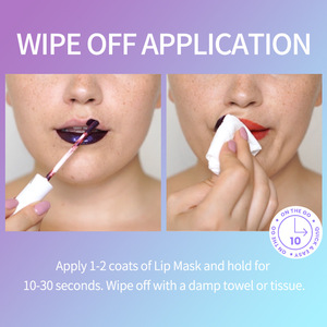 MLM Customized 9 Shades Strippable Lip Glaze Long Wear Waterproof Non-Transfer Cruelty Free High Color Rendering Lip Cosmetics - Product Image 4