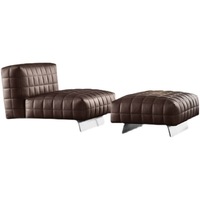 Canapé modulaire en métal de style italien, design de luxe léger, une place, fauteuil individuel, pour halls d'hôtel, clubs, salles d'exposition, ventes