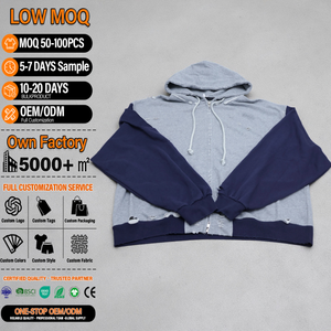 Designer Custom DTG Logo Streetwear Washed Hoodies Mens Blank Black French Terry Vintage Distressed Zip up Hoodie Men - Product Image 1