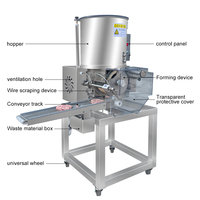 Machine de formage entièrement automatique pour tourtes à la viande, filets de poulet, filets de poisson et galettes de hamburger avec moteur, 35 pièces/min, 220V/110V