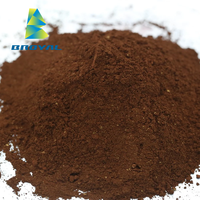 Poudre de colorant à base de solvant à forte intensité de couleur, colorant métallique rouge-brun soluble dans l'huile, adapté au cuir et aux finitions bois.