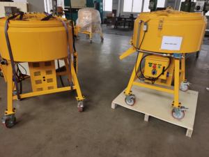 Wallgoe 200/400 litri Auto scarico betoniera verticale calcinabile Pan mortaio macchina con nucleo componente del motore - Product Image 6