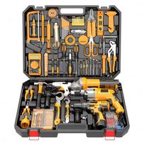 Ensemble d'outils électriques en gros : Perceuse électrique, Meuleuse d'angle filaire multifonctionnelle, Kit complet personnalisé pour la maison, Ensemble portable avec boîte à outils