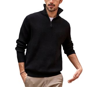 Nuova <span class=keywords><strong>Polo</strong></span> da Uomo Casual Autunno-Inverno con Zip e Collo Alto, Vendita Calda - Product Image 5
