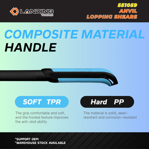 Tijeras de podar DIY Landing 551059, tijeras de corte de 30 mm, acero con alto contenido de carbono 50C, 720 mm, recortador de ramas de árboles con recubrimiento en polvo - Product Image 4