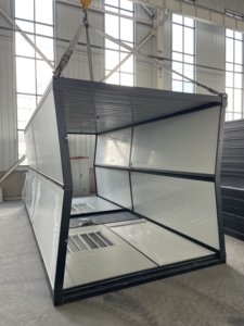 Maison conteneur pliable 20 pieds 40 pieds, préfabriquée, modulaire, extensible, en acier, avec 2, 3, <span class=keywords><strong>4</strong></span> ou <span class=keywords><strong>5</strong></span> chambres, cuisine et salle de bain - Product Image 3