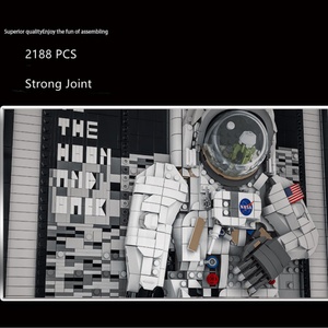 Mork 031005, jouet de construction sur le thème de l'astronaute, retour sur la Lune, modèle de jouet en plastique ABS, 2188 pièces, blocs de construction DIY pour la décoration de la maison - Product Image 4
