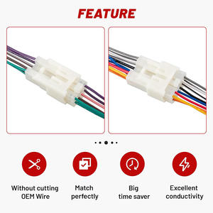 Hoge Kwaliteit Voor Toyota 87-Up Radio Bedrading Harnas Power 4 Speaker Systeem - Product Image 2