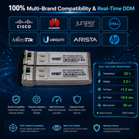 Module transceiver optique 10G SFP+ BiDi IP avec 60 km SMF pour le déploiement de réseaux WAN, de transport métropolitain, de DCI régional et d'accès aux opérateurs