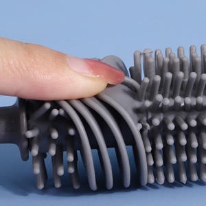 Cepillo de silicona para vasos, cepillo para botellas, cepillo de limpieza de mango largo, cepillo para tetinas sin ángulos muertos, cepillo para vasos, cepillo multifuncional - Product Image 5