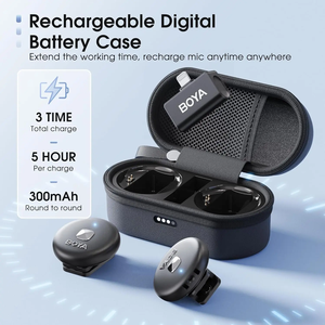 BOYAOmic mikrofon Lavalier nirkabel untuk iPhone 15/16 Smartphone Android USB-C Youtube rekaman Video Streaming langsung Vlog - Product Image 3