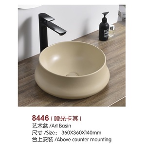 <span class=keywords><strong>Lavabo</strong></span> in ceramica color kaki moderno <span class=keywords><strong>Lavabo</strong></span> in porcellana Art déco fatto a <span class=keywords><strong>mano</strong></span> <span class=keywords><strong>Lavabo</strong></span> per piani di lavoro e tavoli - Product Image 6