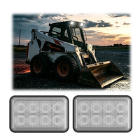 Lumière de travail LED rectangulaire industrielle Emark 3x5 pouces 40W pour New Holland 9829523