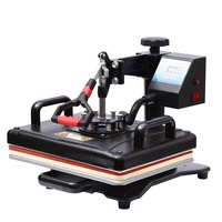 Machine de transfert thermique numérique 8 en 1 pour sublimation, avec écran numérique, pour l'impression sur tasses et t-shirts