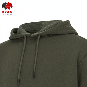 Sweat à capuche pour homme Ryan Pro Gear avec logo personnalisé sur le devant, tissu polaire, poche, design en polyester/coton mélangé, coupe régulière, hiver - Product Image 1