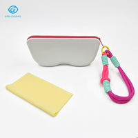 Étui à lunettes en silicone imperméable, pochette à lunettes personnalisable avec logo, étui à lunettes en silicone à fermeture éclair, vente chaude