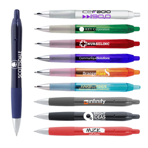 Bolígrafo Retráctil de Plástico Personalizado SL, Bolígrafo Promocional con Clic Intenso, Agarre Suave de 0.7mm para Oficina y Regalo - Product Image 1