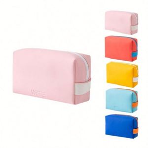 Customized Logo Travel Cosmetic Makeup Bag Large Capacity Waterproof PU Leather Multifunctional Storage Cute Zipper Promotions - Product Image 2
