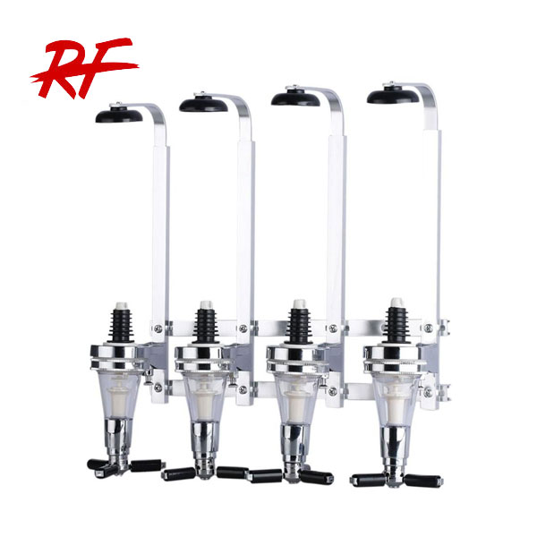 Настенный диспенсер для ликера, 4 бутылки