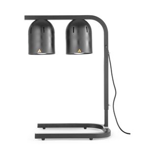 Scaldavivande Nero HENDI con 2 Lampade a Infrarossi 230V/250W 453x360x(H)790mm Attrezzatura per Riscaldamento e Mantenimento del Calore - Product Image 1