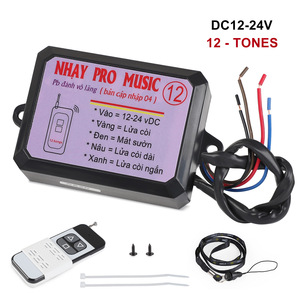 CNSPEED Nhay Pro Music 12V DC โมดูลสัญญาณเตือนภัยรถยนต์ 12 เสียง สำหรับใช้กับยานพาหนะ - Product Image 3