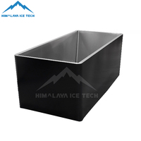 Système de Bain de Glace Commercial Portable en Acier Inoxydable Himalaya IceTech Factory OEM avec Refroidisseur pour Gym, Hôtel, Extérieur