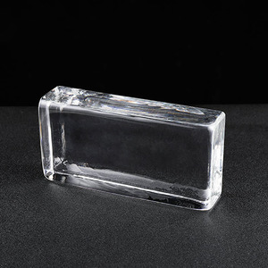 Briques <span class=keywords><strong>de</strong></span> <span class=keywords><strong>verre</strong></span> cristal rectangulaires transparentes pour la construction, briques <span class=keywords><strong>de</strong></span> <span class=keywords><strong>verre</strong></span> à motif trempé - Product Image 3