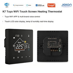 Termostato con Pantalla Táctil K7, WiFi Tuya, Compatible con Alexa, <span class=keywords><strong>Google</strong></span>, Yandex, Múltiples Asistentes de Voz, Modo de Ahorro de Energía - Product Image 3