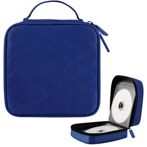 OEM ODM 40 capacité film portefeuille porte-CD organisateur petit lecteur DVD Portable boîte de rangement de disque Blu Ray