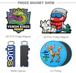 Aimants de réfrigérateur 3D personnalisés par le fabricant, souvenirs mignons en silicone et PVC en forme d'aliments - Product Image 5