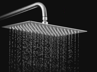 En acier inoxydable pour salle de bain En Laiton chromé robinet mural pluie colonne de douche mitigeur