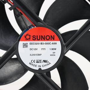 Sunon EEC0251B3-000C-A99 120x120x25มม. 12VDC 161mA 1.9วัตต์2200รอบต่อนาที75CFM ตลับลูกปืนอินเวอร์เตอร์แกนไฟฟ้าระบายความร้อนด้วยโอดีเอ็ม - Product Image 6