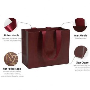Bolsas de Papel Impresas Personalizadas con su Propio Logotipo, Bolsas de Regalo de Cartón para Compras, Novedad 2026 - Product Image 2