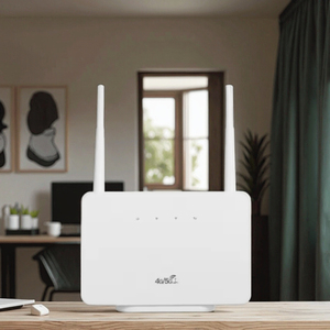 Routers WiFi Inalámbricos 4G LTE Mini CPE 106 con Puertos LAN, Red de 300 Mbps, Router Módem de Bolsillo 4G LTE 2.4G WiFi con Tarjeta SIM - Product Image 1