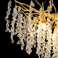 Lampe de décoration de luxe moderne pour salon, luminaire suspendu rond en verre, lustre