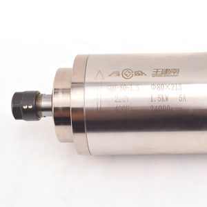 มอเตอร์แกนหมุน1.5kW 220V ระบายความร้อนด้วยน้ำ ER16 GDZ80-1.5 24000รอบต่อนาทีเครื่องสำหรับเราเตอร์1325 GDZ80-1.5เพียงแค่บอกเราว่าคุณต้องการอะไร - Product Image 5