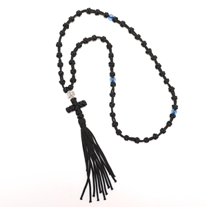 Corde de prière orthodoxe faite à la main Athonite chapelet collier noeuds moines monastique pour chrétien brojanica komboskini glands - Product Image 4