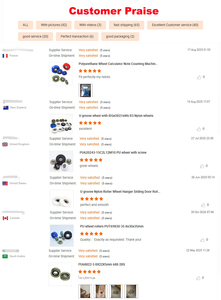 3mm 4mm 5mm 6mm 8mm 10mm 12mm 15mm 17mm 20mm 25mm diámetro interno POM caucho plástico recubierto rodamientos de bolas <span class=keywords><strong>polea</strong></span> de rodillos - Product Image 4